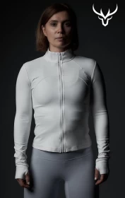 White Zip-Jacket