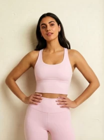 حمالة صدر رياضية - وردي