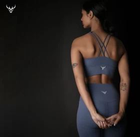 Midnight Grey Sport Bra